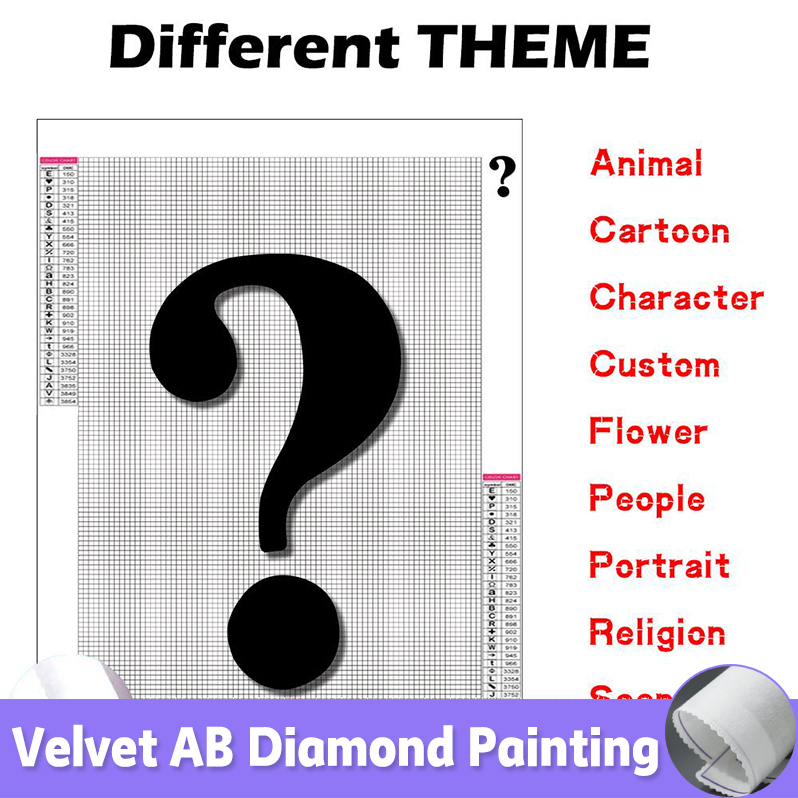 5D Diamond Painting Kit Full Drill - Different Theme Mystery Diamond Painting DIY