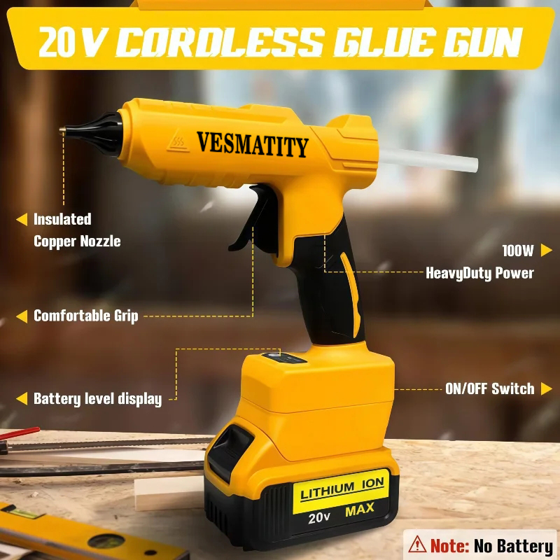 Handheld Electric Multifunctio - Hot Melt Glue Gun Cordless ulasan dan harga