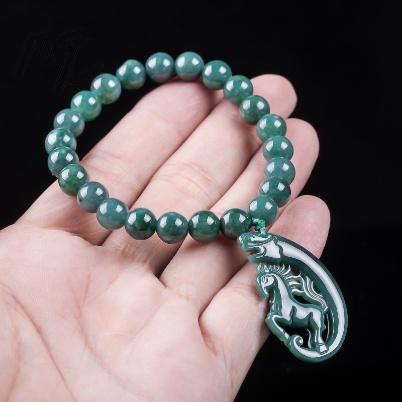 Natural Jadeite Blue Water Zod - Beading ulasan dan harga