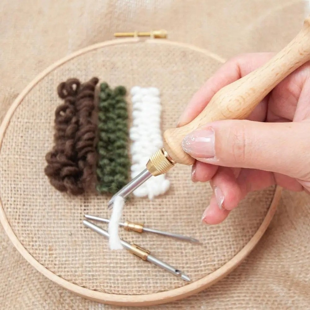 2.5mm/3.5mm/5mm Punch Needle S - Cotton Embroidery Thread Skeins ulasan dan harga