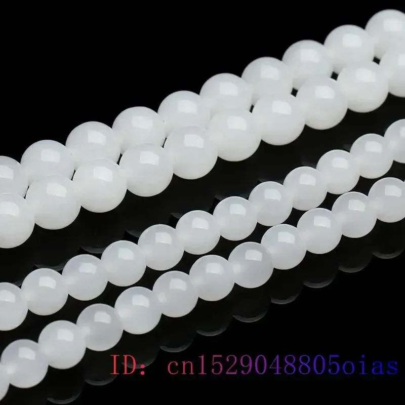 White Jade Beaded Necklace Bea - Beading ulasan dan harga