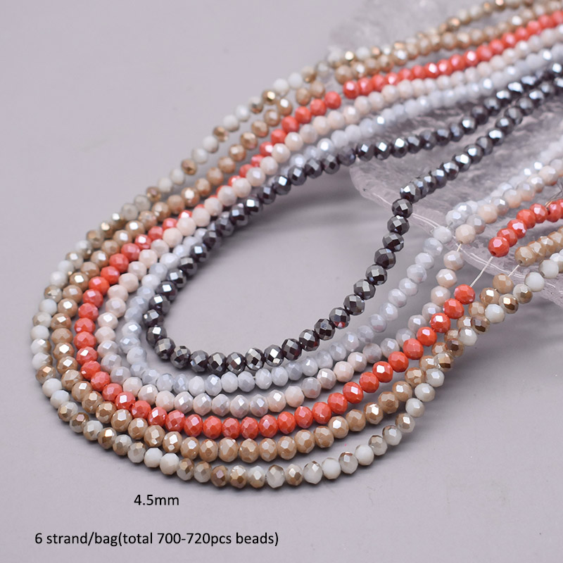 Color Scheme 6 strand/bag 4mm  - Glass Seed Beads 2Mm Jewelry Making ulasan dan harga