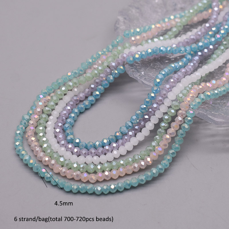 Color Scheme 6 strand/bag 4mm  - Glass Seed Beads 2Mm Jewelry Making ulasan dan harga