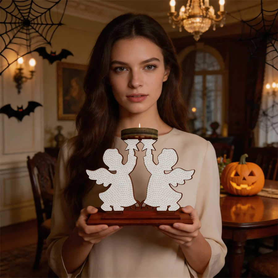 kid candle holder Halloween ho - Painting Supplies ulasan dan harga