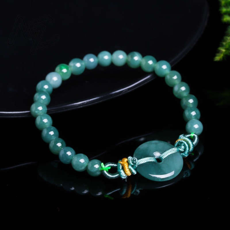 Natural Real Emerald Blue Wate - Beading ulasan dan harga