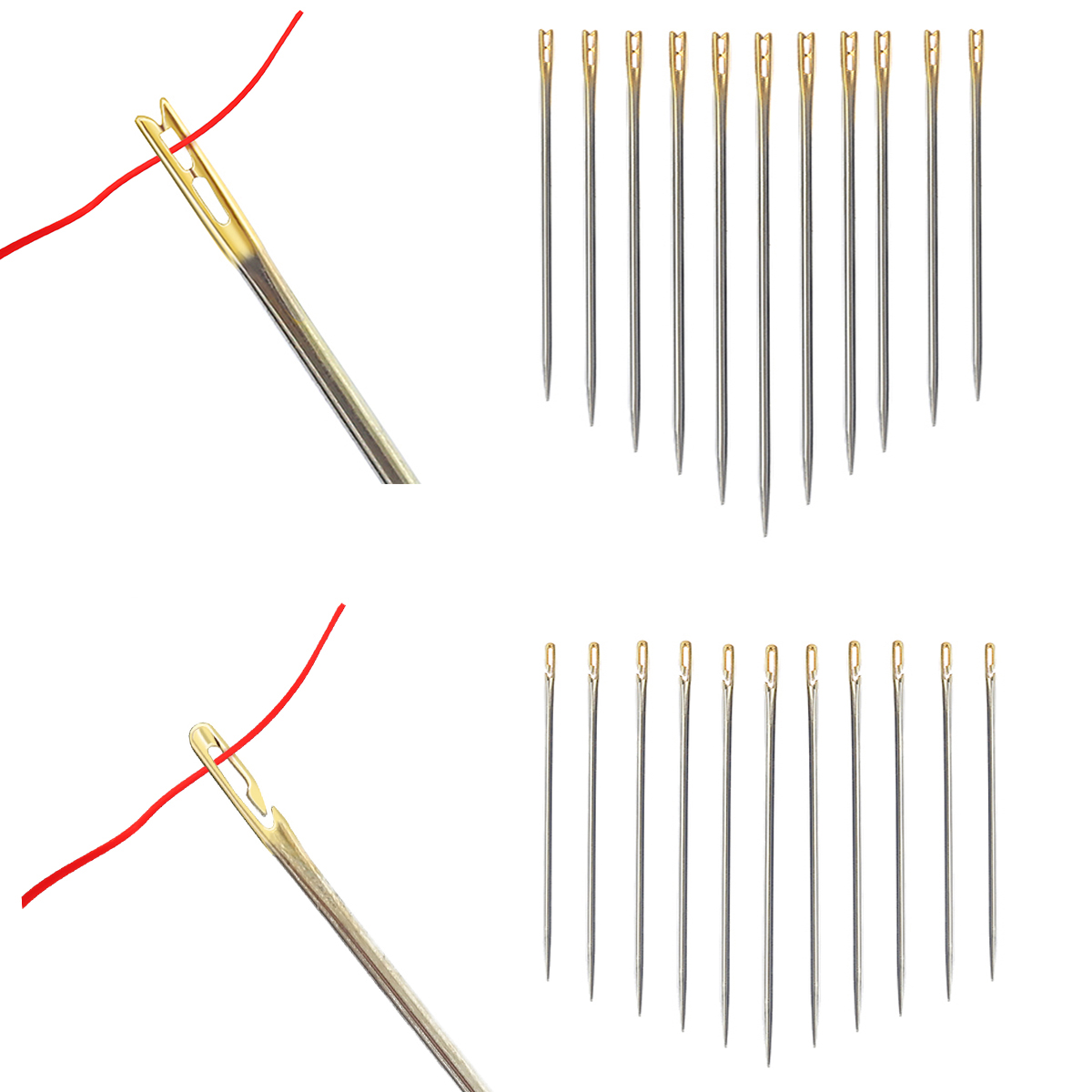 Blind Multi-size Stainless Ste - Cotton Embroidery Thread Skeins ulasan dan harga