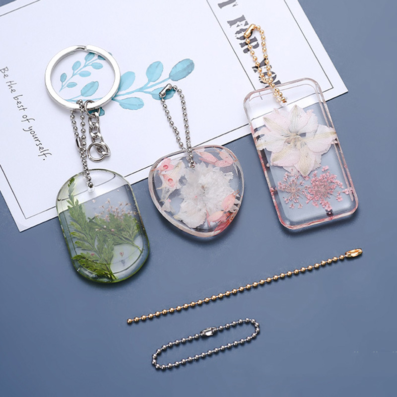 1/6/10pcs DIY Keychain Pendant - Silicone Epoxy Resin Molds Set ulasan dan harga