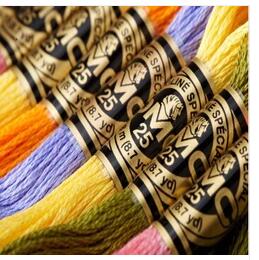 OneRoom French DMC Floss Embro - Cotton Embroidery Thread Skeins ulasan dan harga