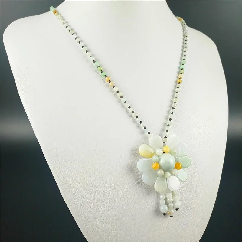 Certified Burmese Jade Sunflow - Beading ulasan dan harga