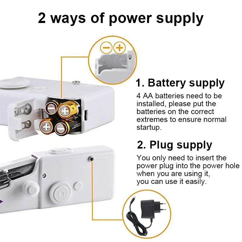 Domestic Sewing Machine Presse - Mini Electric Sewing Machine Handheld ulasan dan harga