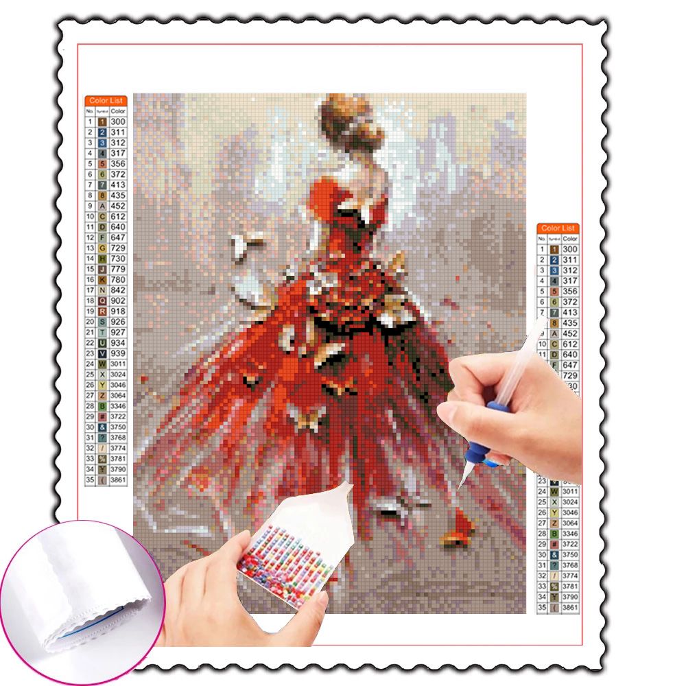 Different Theme Mystery Diamon - 5D Diamond Painting Kit Full Drill ulasan dan harga