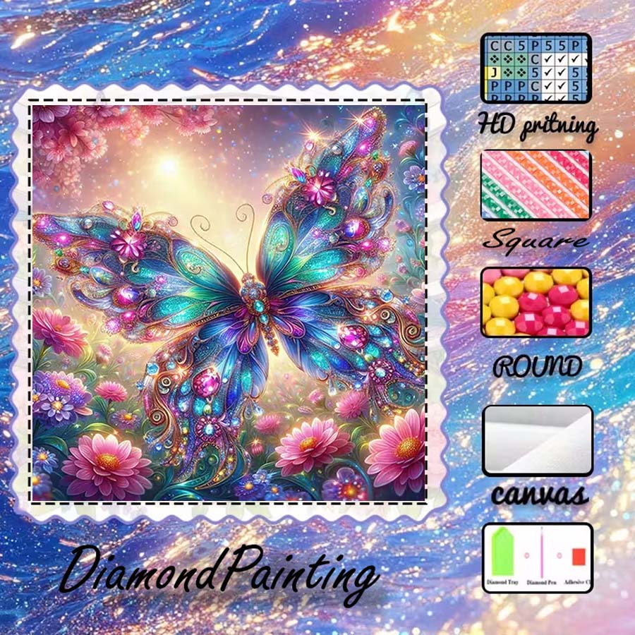 1 piece 5D DIY flocking cloth, - 5D Diamond Painting Kit Full Drill ulasan dan harga