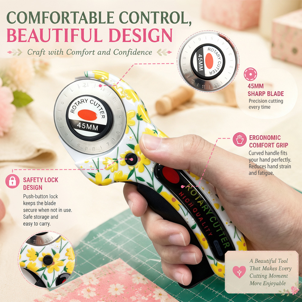 Rotary Cutter 45mm Card Paper  - Rotary Cutter For Fabric 45Mm ulasan dan harga