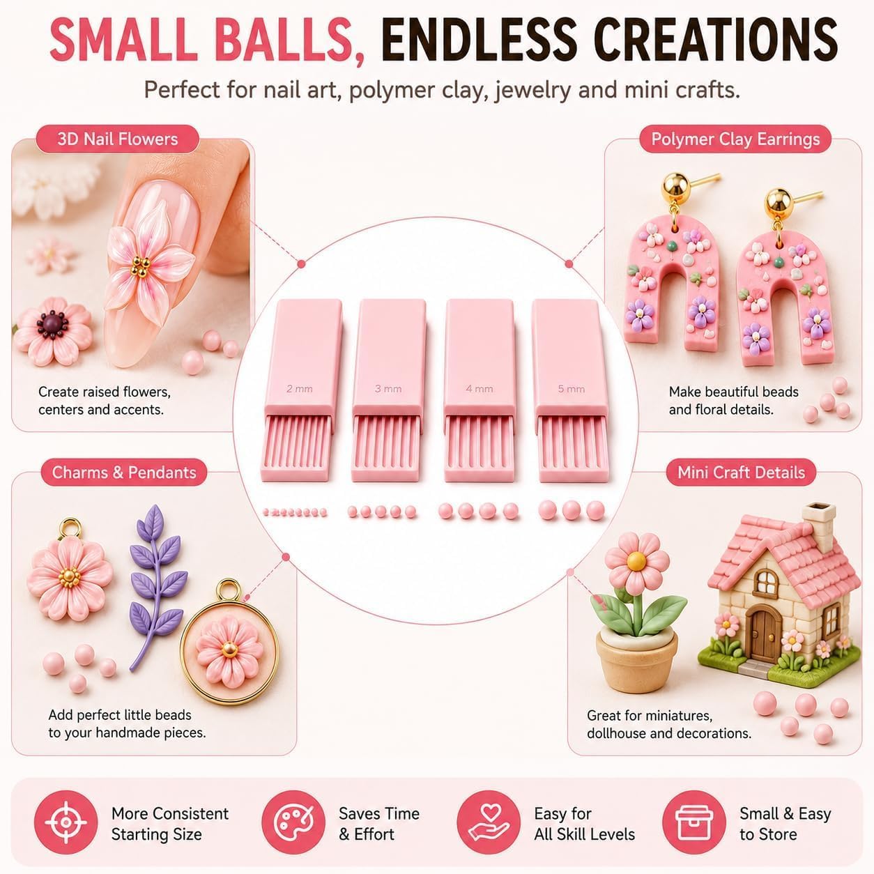 4PCS 3D Print Clay Gel Ball Ma - Craft Tools ulasan dan harga