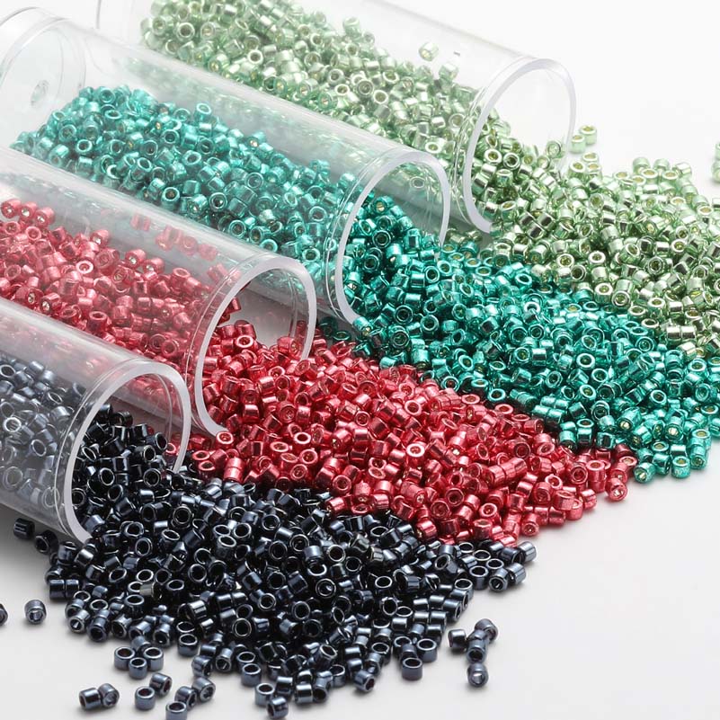 Japanese MKU Glass  Beads  Met - Glass Seed Beads 2Mm Jewelry Making ulasan dan harga