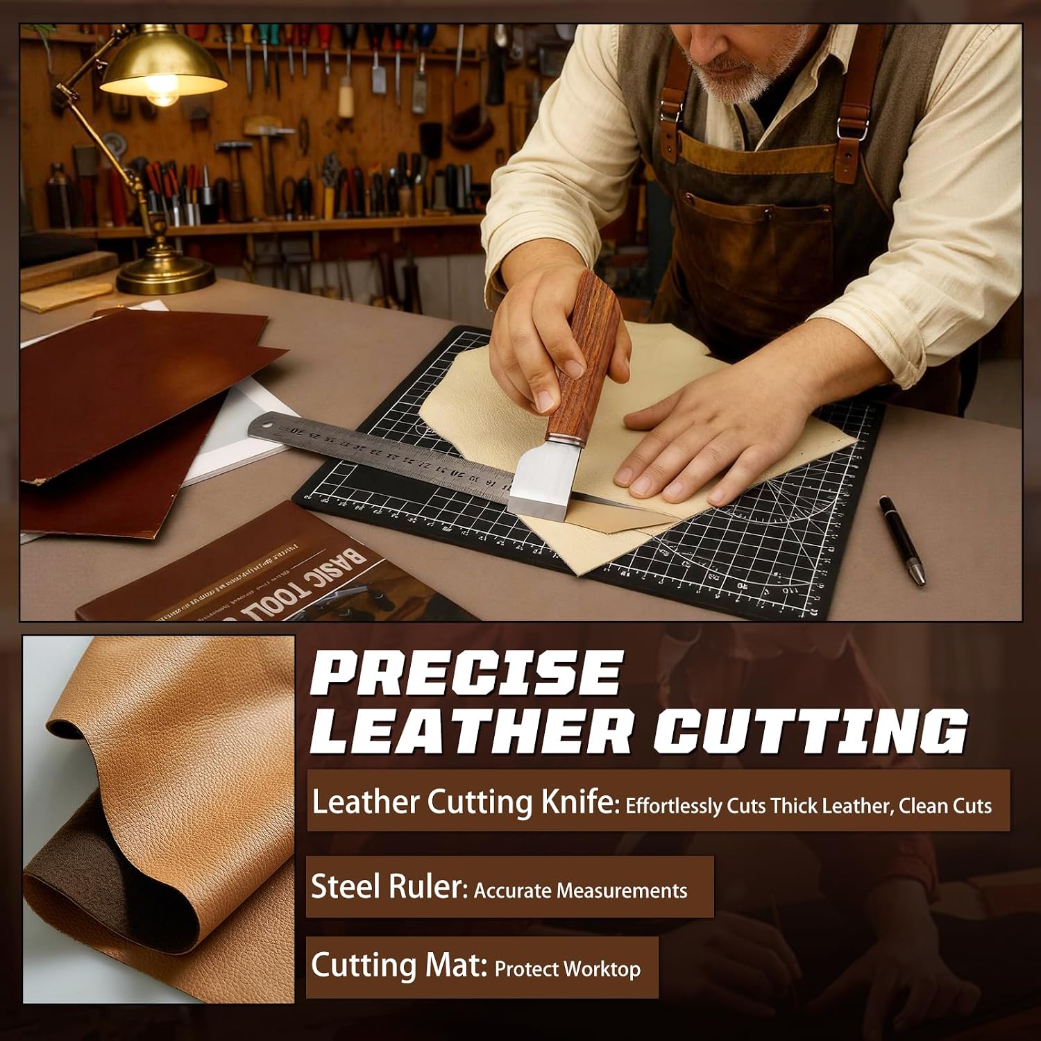 Leather Working Kit, Leather W - Craft Tools ulasan dan harga