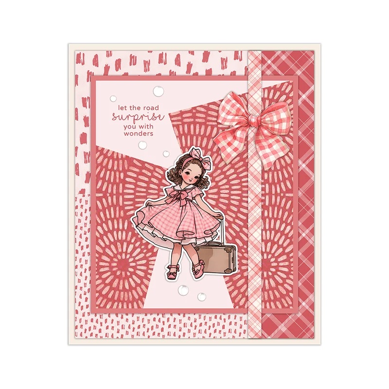 Suncraft Lovely Traveling Litt - Clear Silicone Stamps For Card Making ulasan dan harga