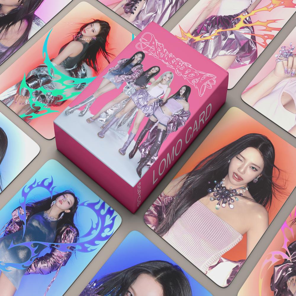 Boxed Lomo Photo Cards Aesthet - Scrapbooking ulasan dan harga