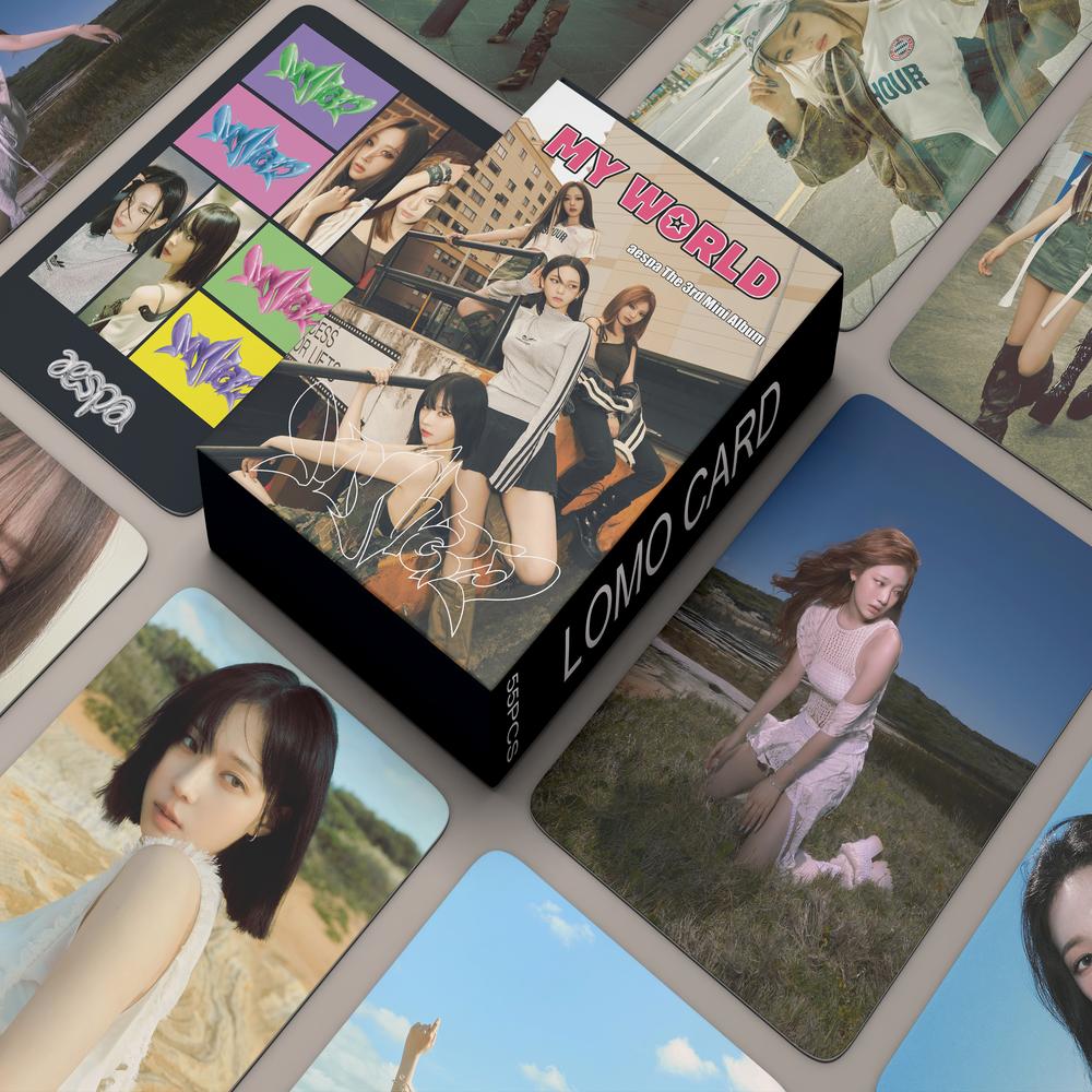 Boxed Lomo Photo Cards Aesthet - Scrapbooking ulasan dan harga