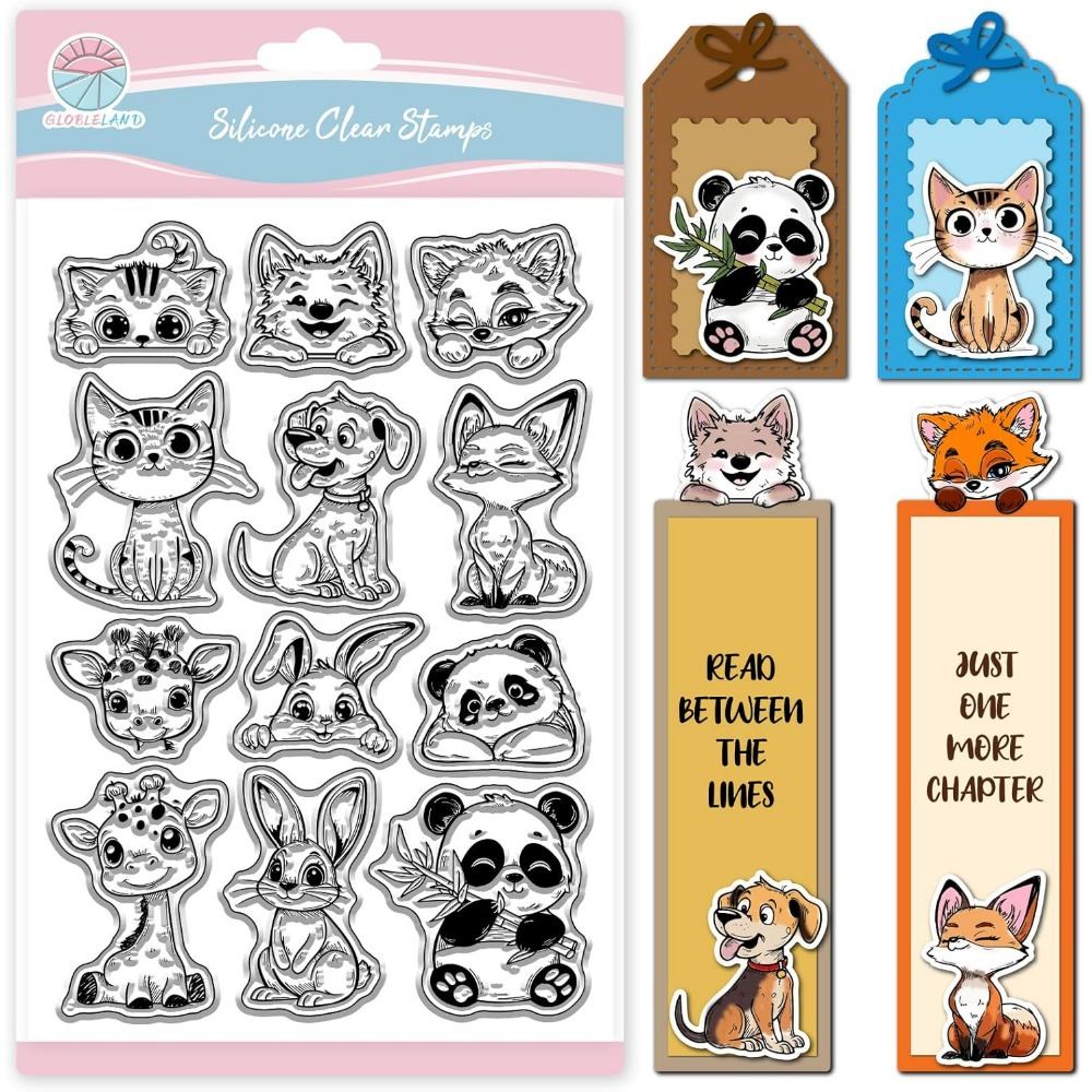 Cat Dog Rabbit Clear Stamps fo - Clear Silicone Stamps For Card Making ulasan dan harga