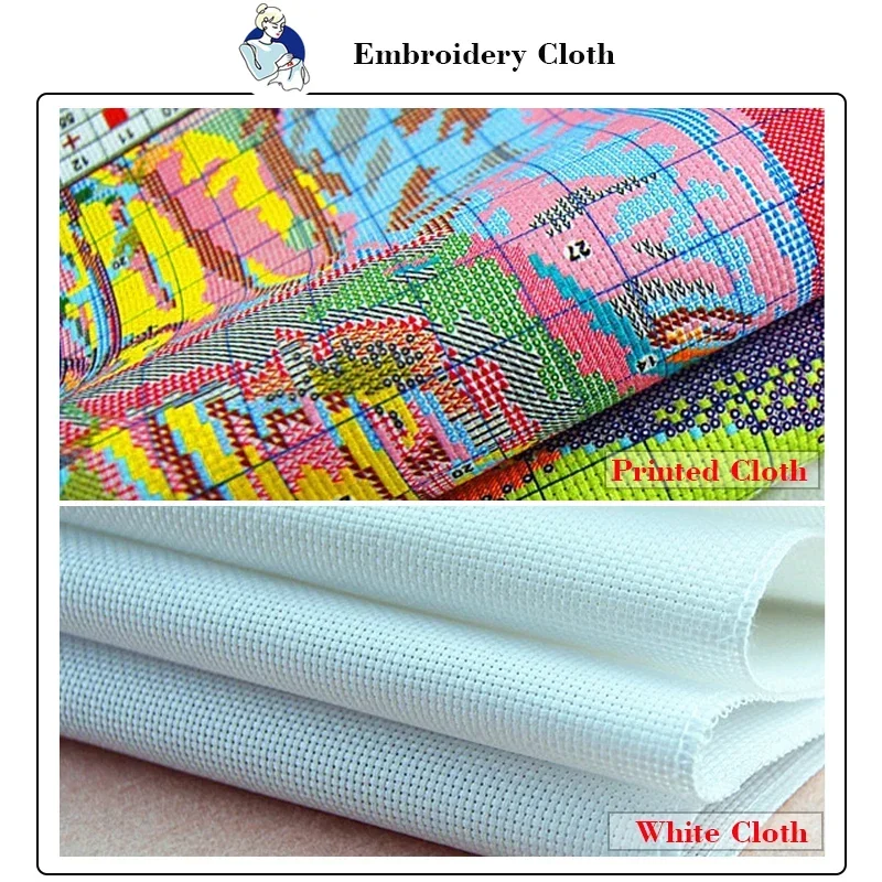 Joy Sunday Cross Stitch Kit Ap - Cotton Embroidery Thread Skeins ulasan dan harga