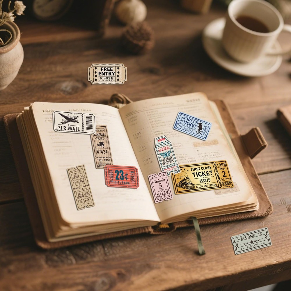 Vintage Ticket Clear Stamp for - Clear Silicone Stamps For Card Making ulasan dan harga